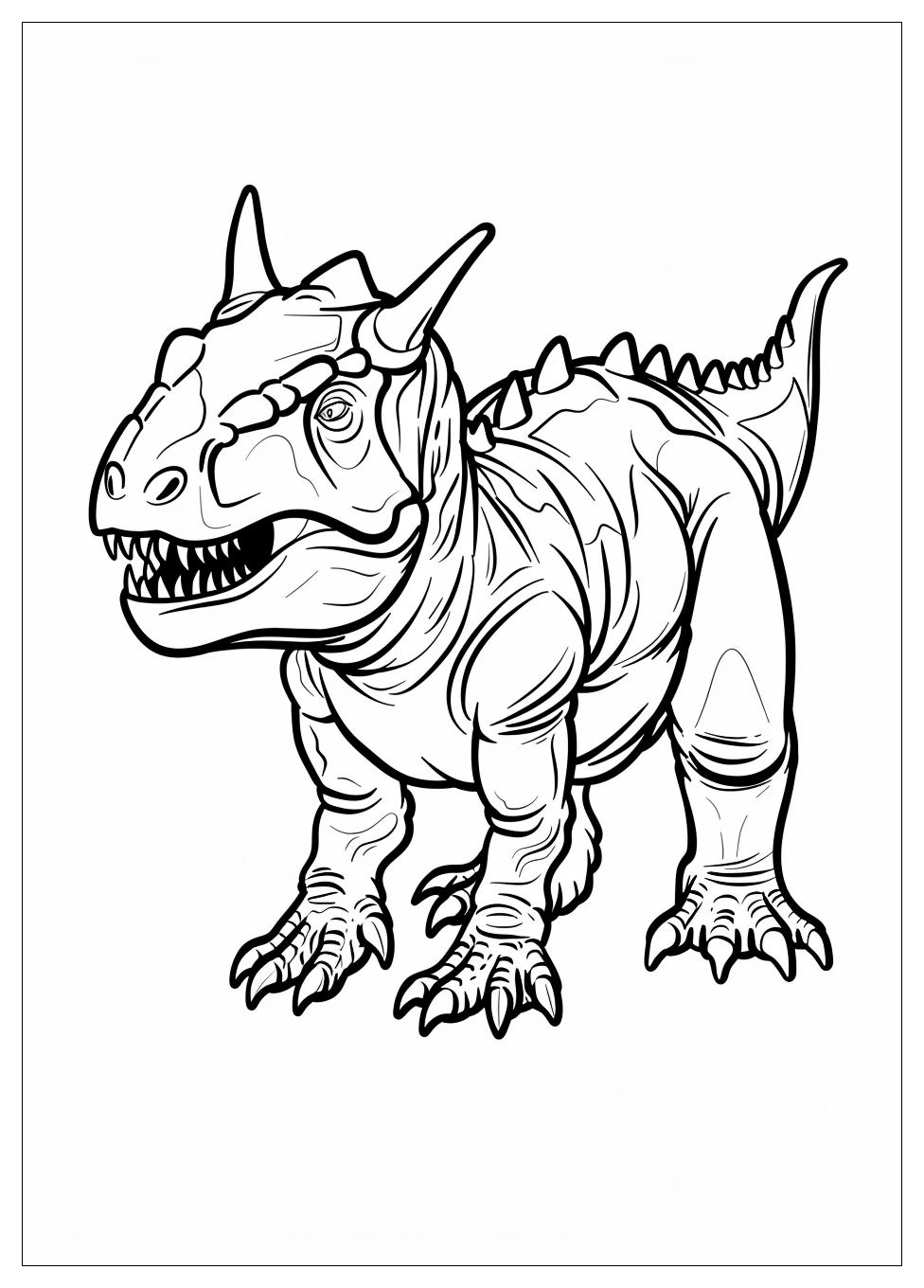 Carnotaurus Coloring Pages-12