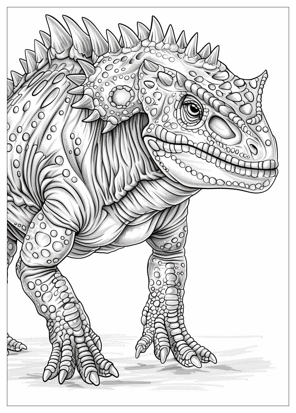 Carnotaurus Coloring Pages-13