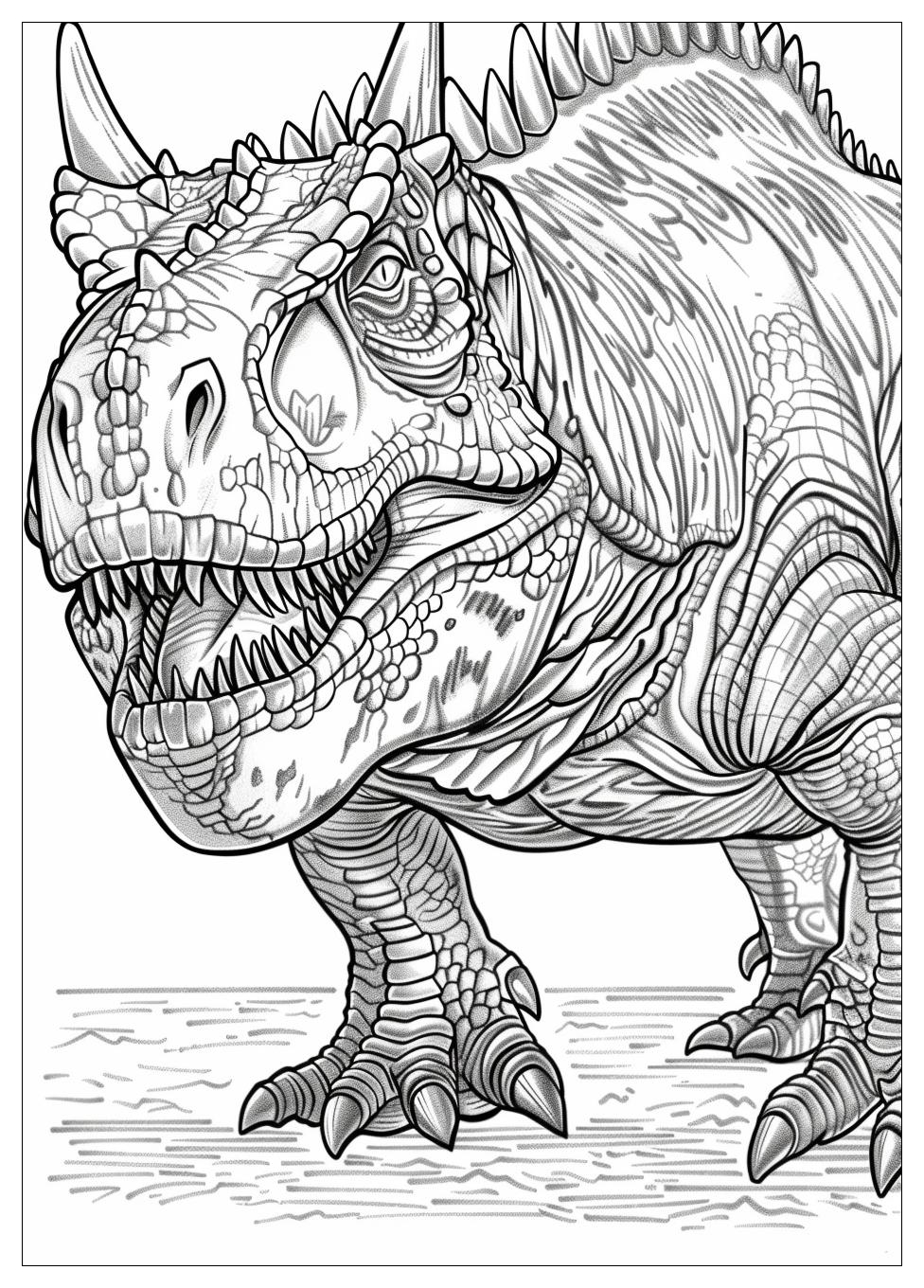 Carnotaurus Coloring Pages-16