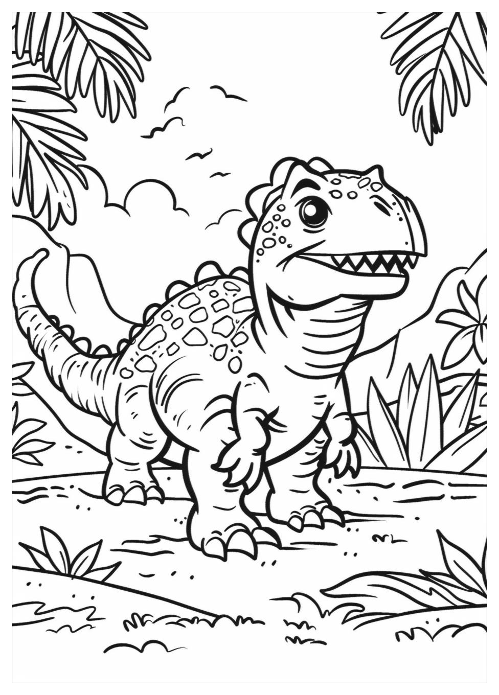 Carnotaurus Coloring Pages-3