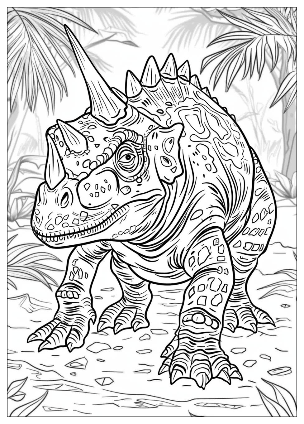 Carnotaurus Coloring Pages-9