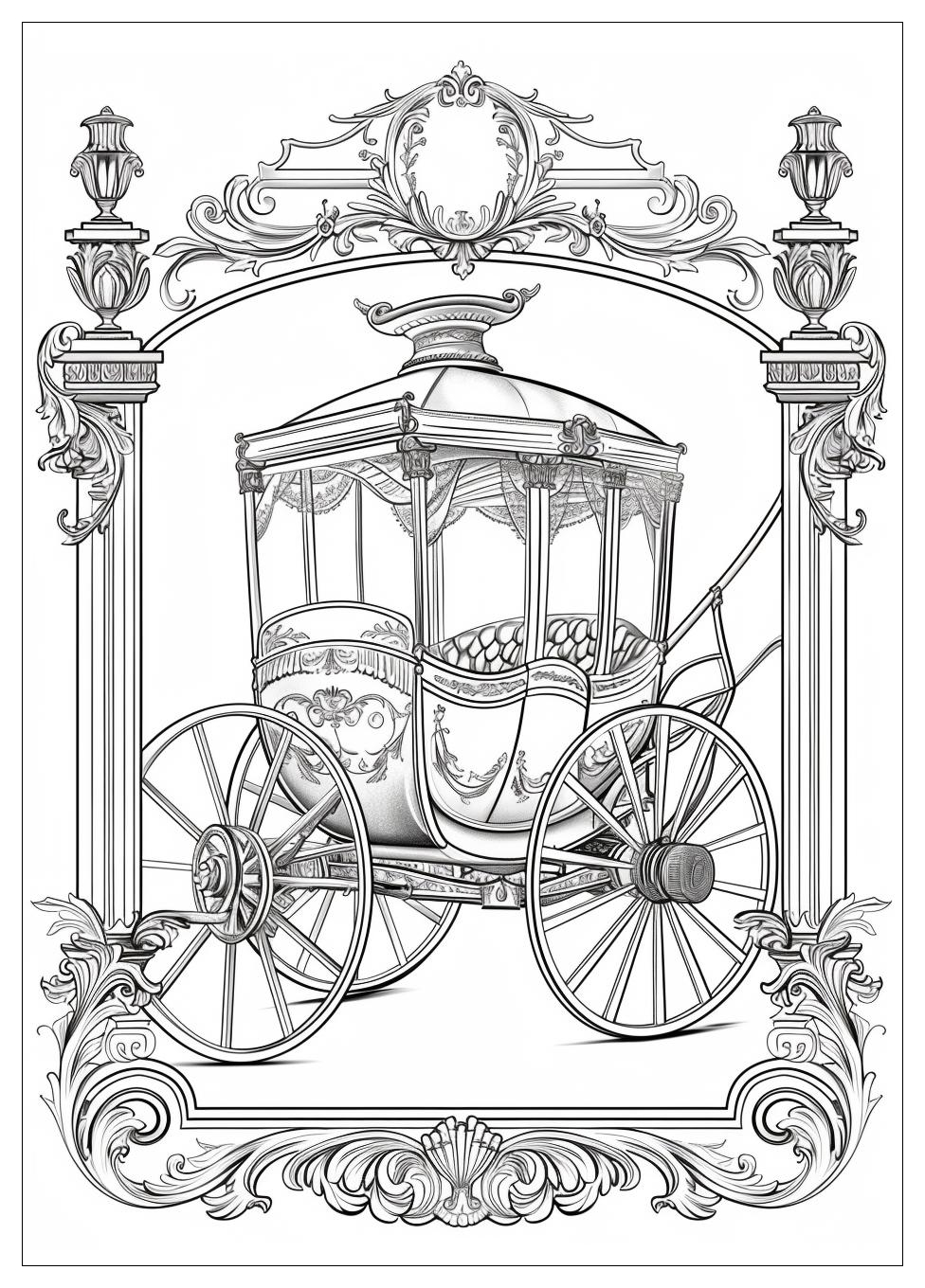 Carriage Coloring Pages-13