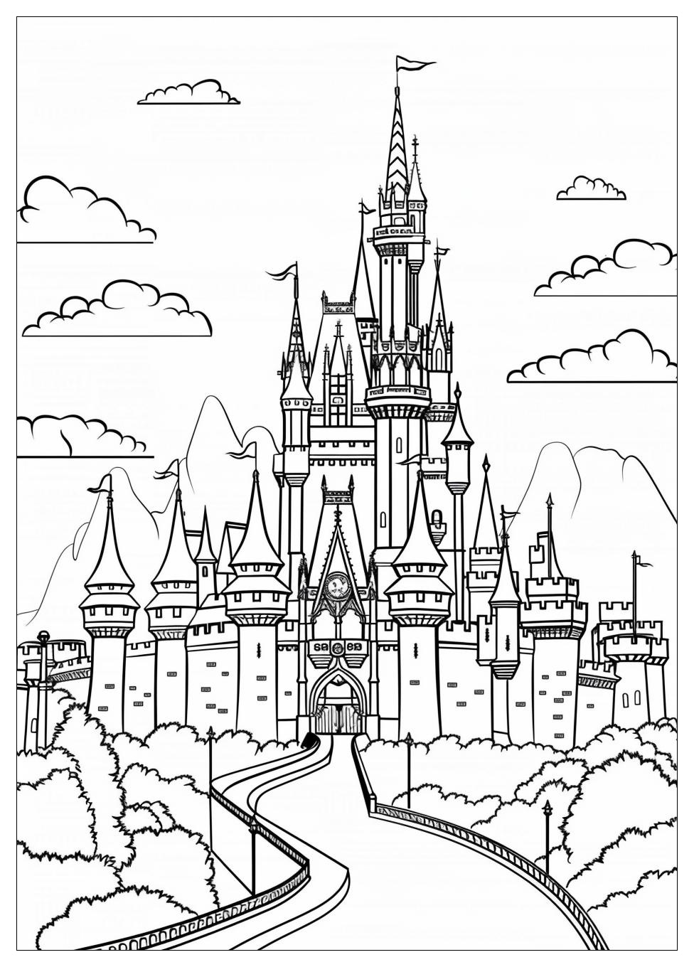 Castle Coloring Pages-11