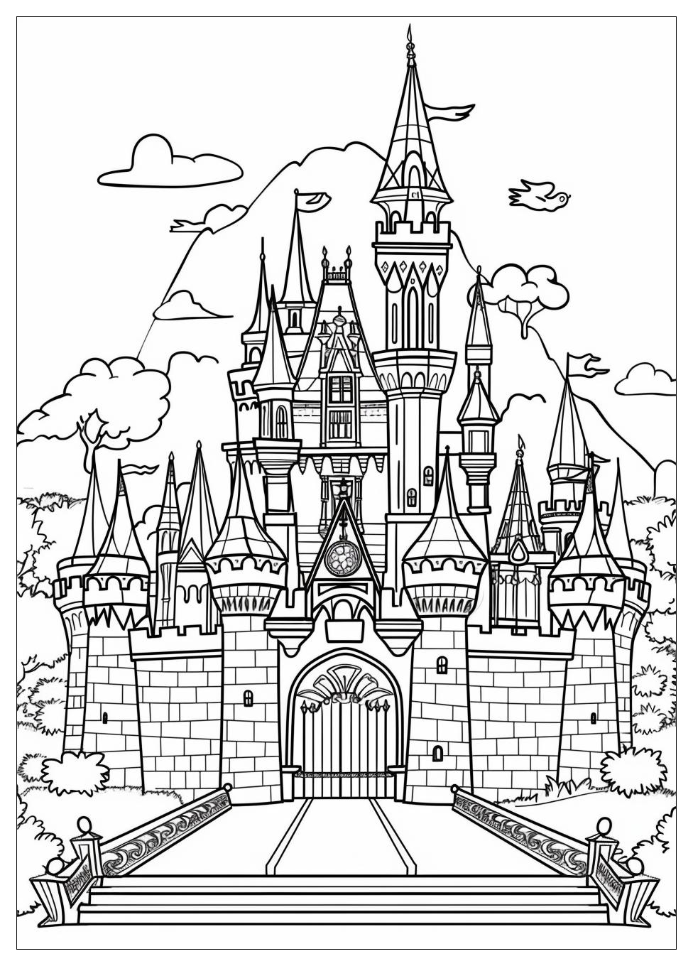Castle Coloring Pages-18