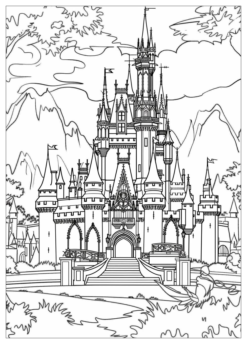 Castle Coloring Pages-19