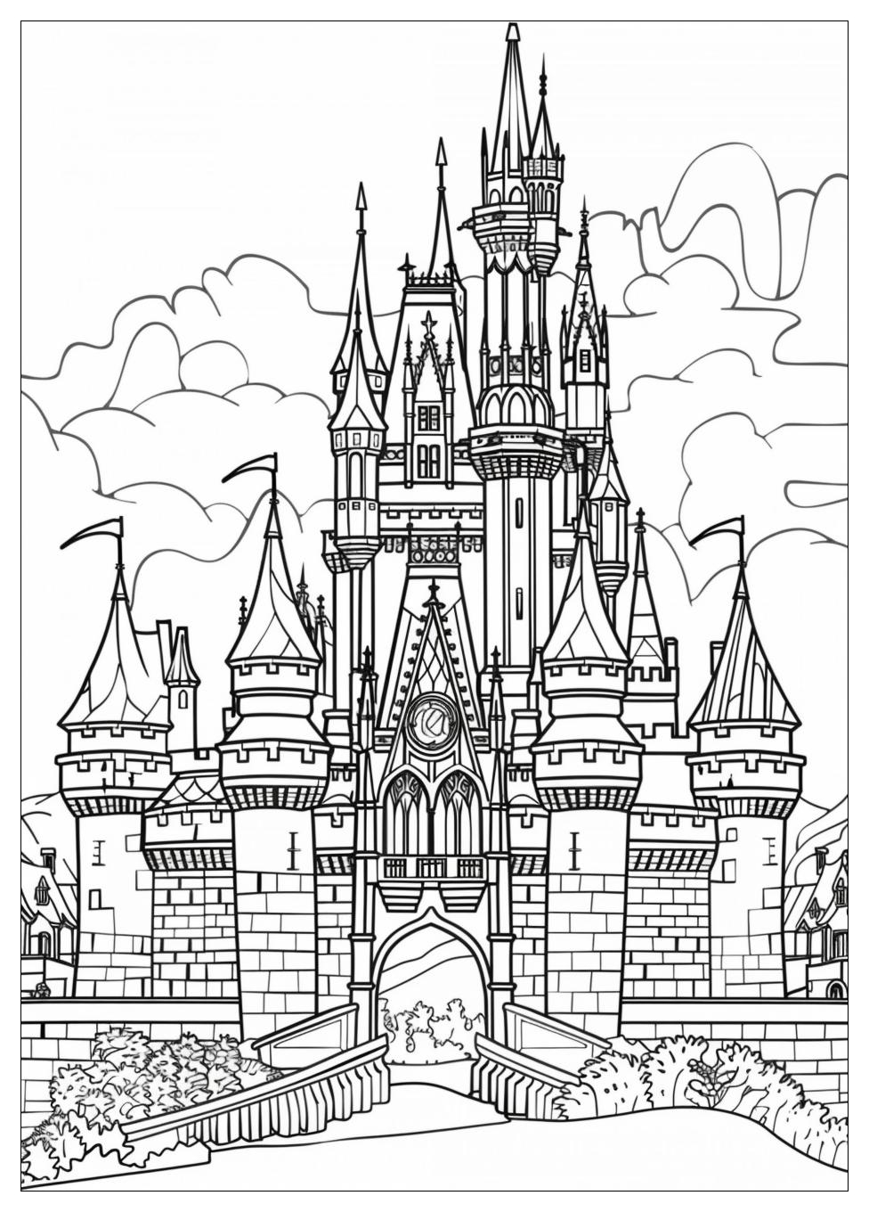 Castle Coloring Pages-20