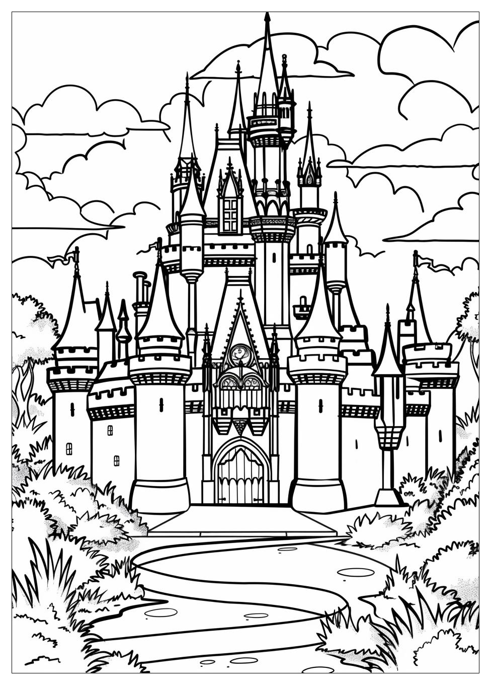 Castle Coloring Pages-9