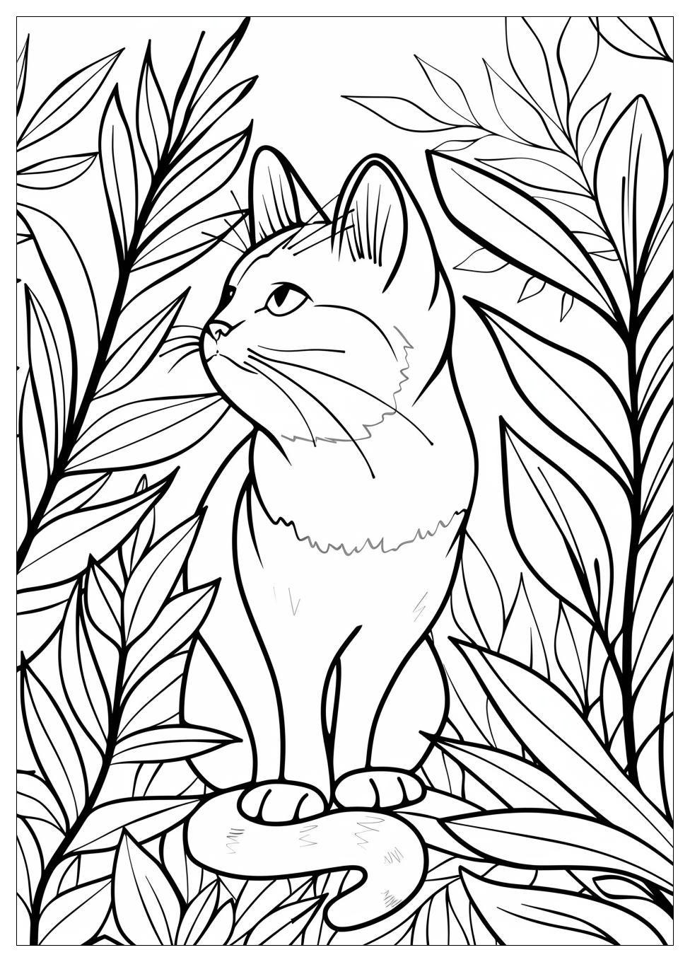 Cat Coloring Pages-10