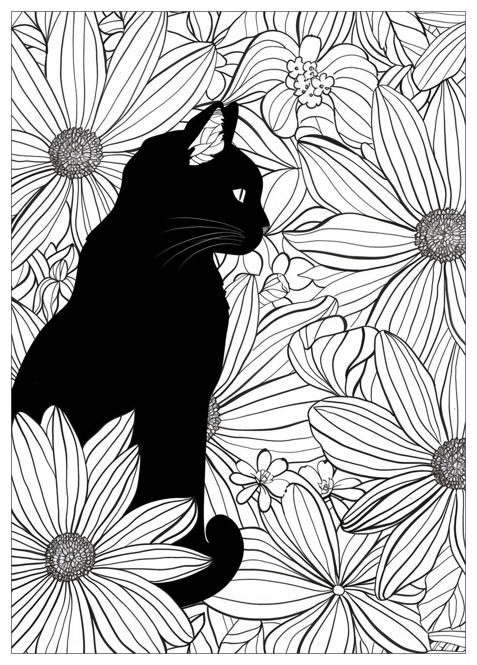 Cat Coloring Pages-14