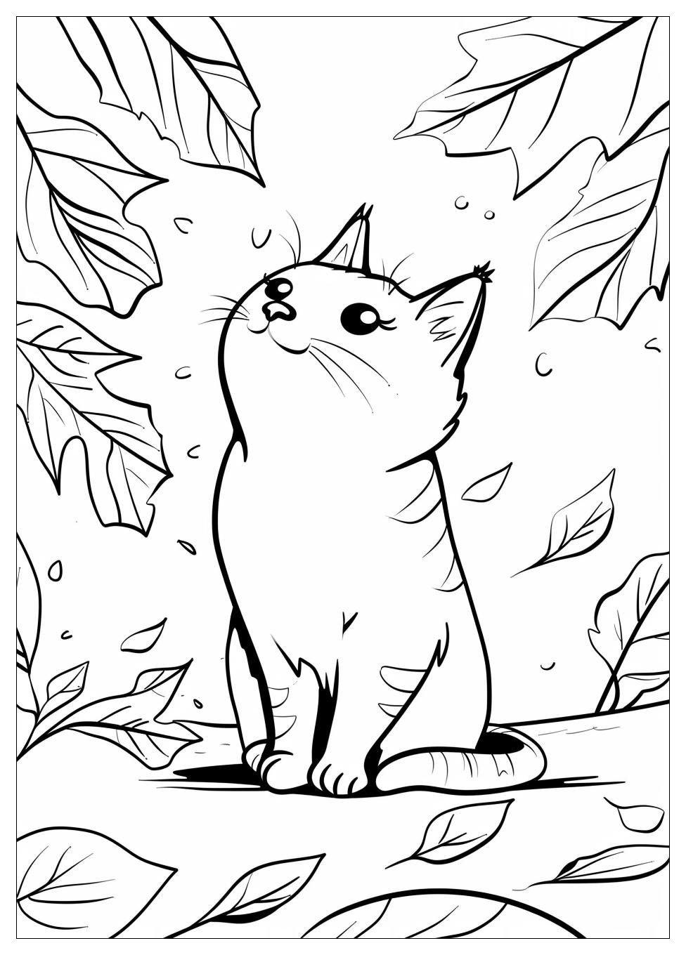 Cat Coloring Pages-2