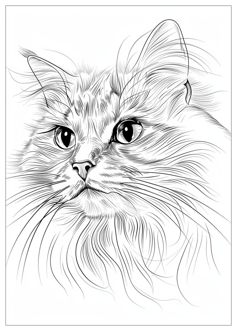 Cat Coloring Pages-20