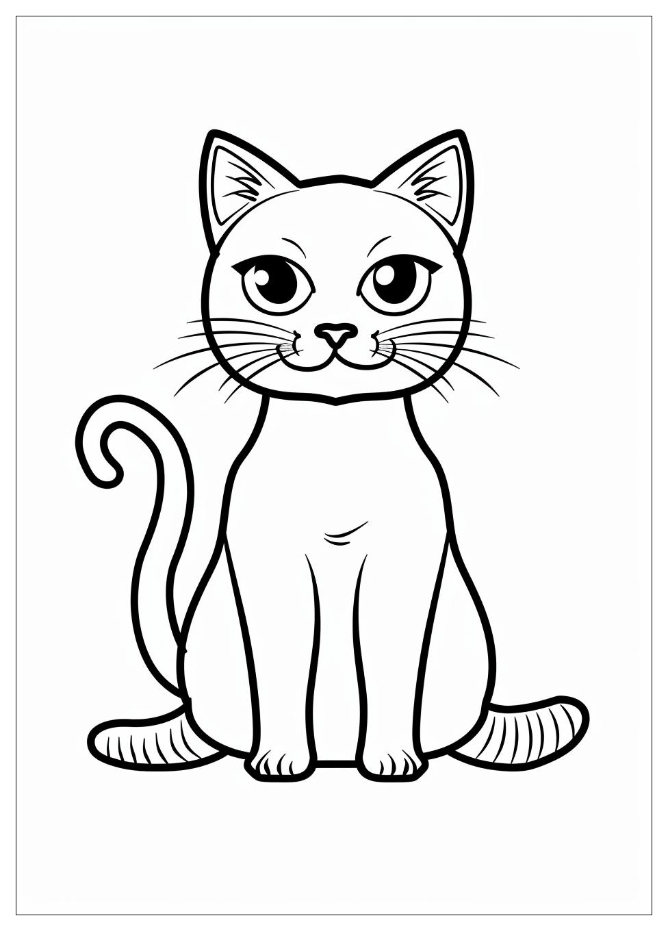 Cat Coloring Pages-4