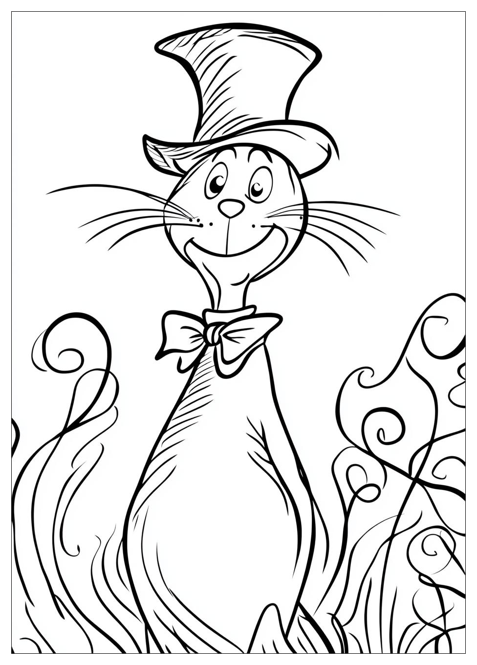 Cat In The Hat Coloring Pages-10