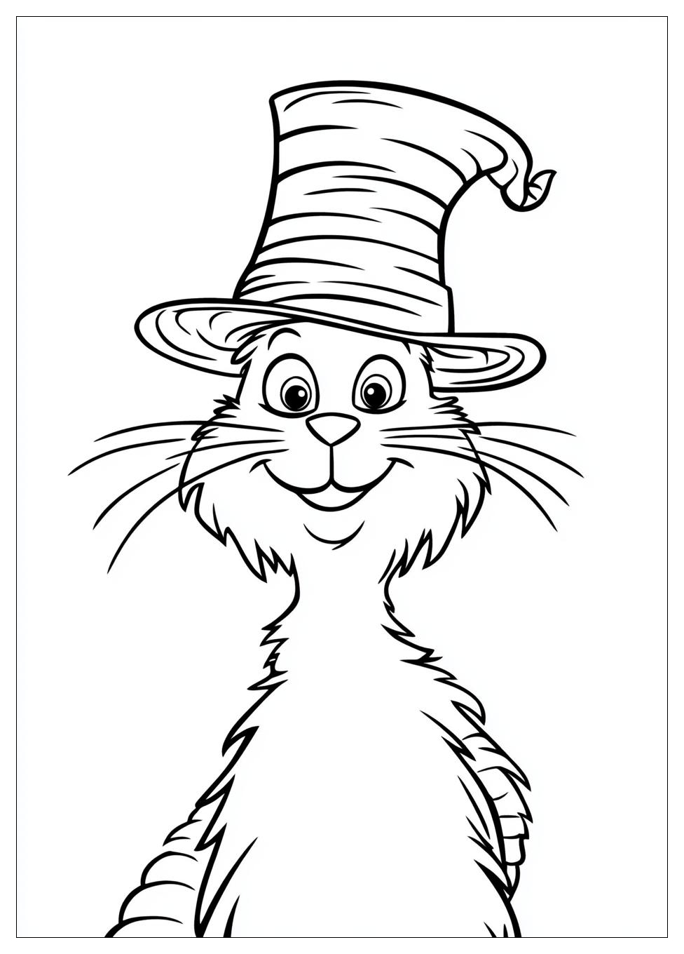 Cat In The Hat Coloring Pages-12