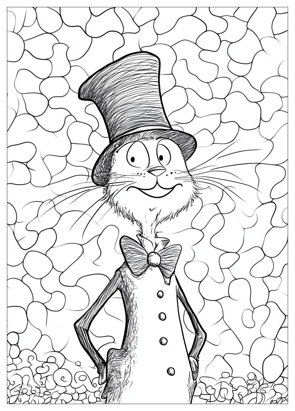 Cat In The Hat Coloring Pages-13