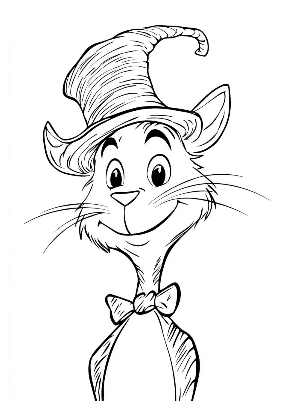 Cat In The Hat Coloring Pages-14