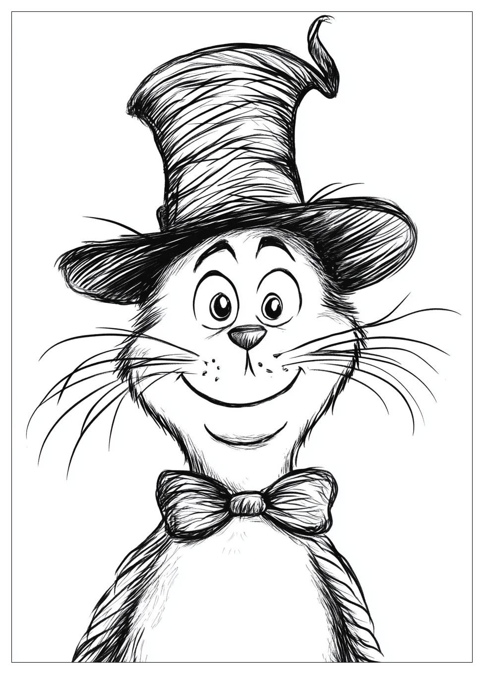 Cat In The Hat Coloring Pages-16