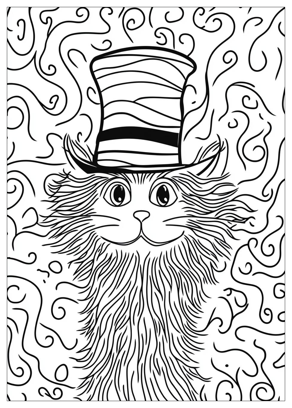 Cat In The Hat Coloring Pages-17