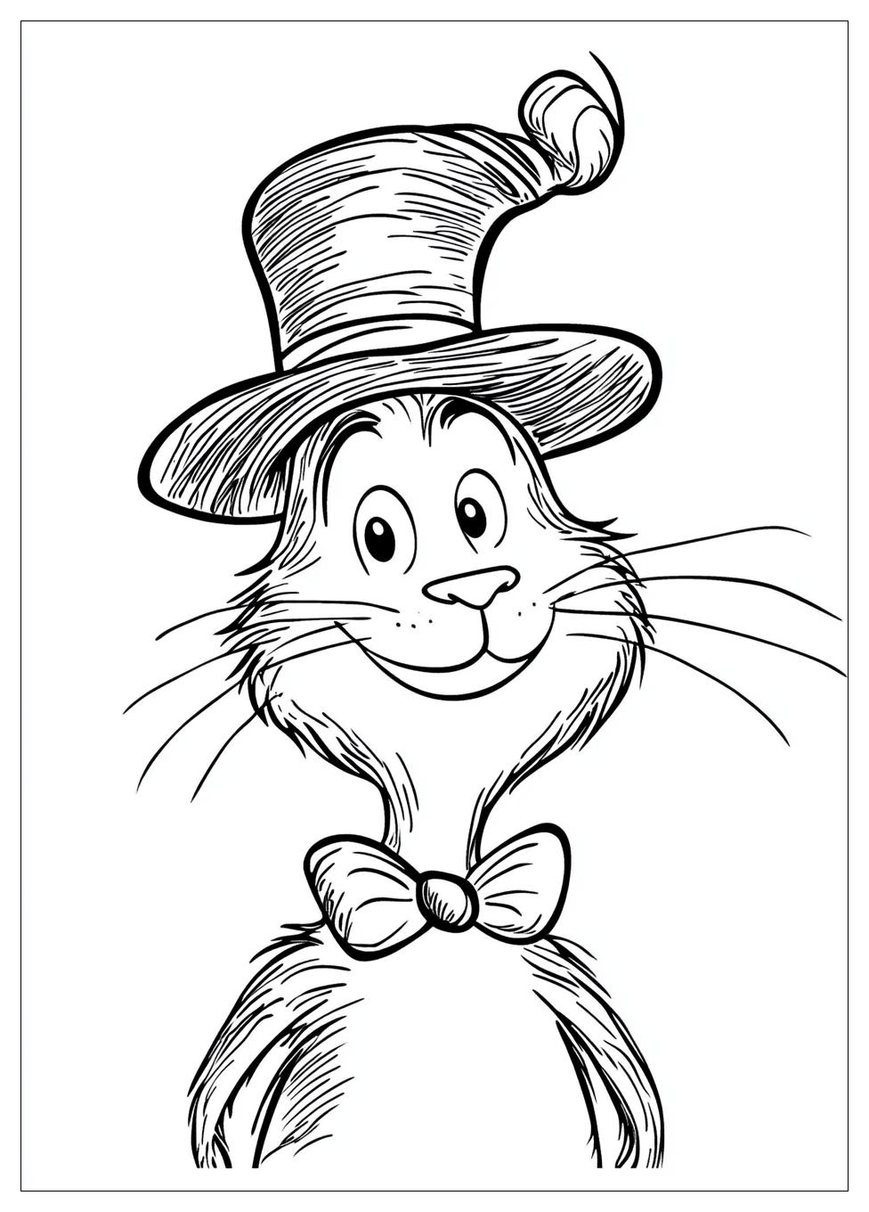Cat In The Hat Coloring Pages-4