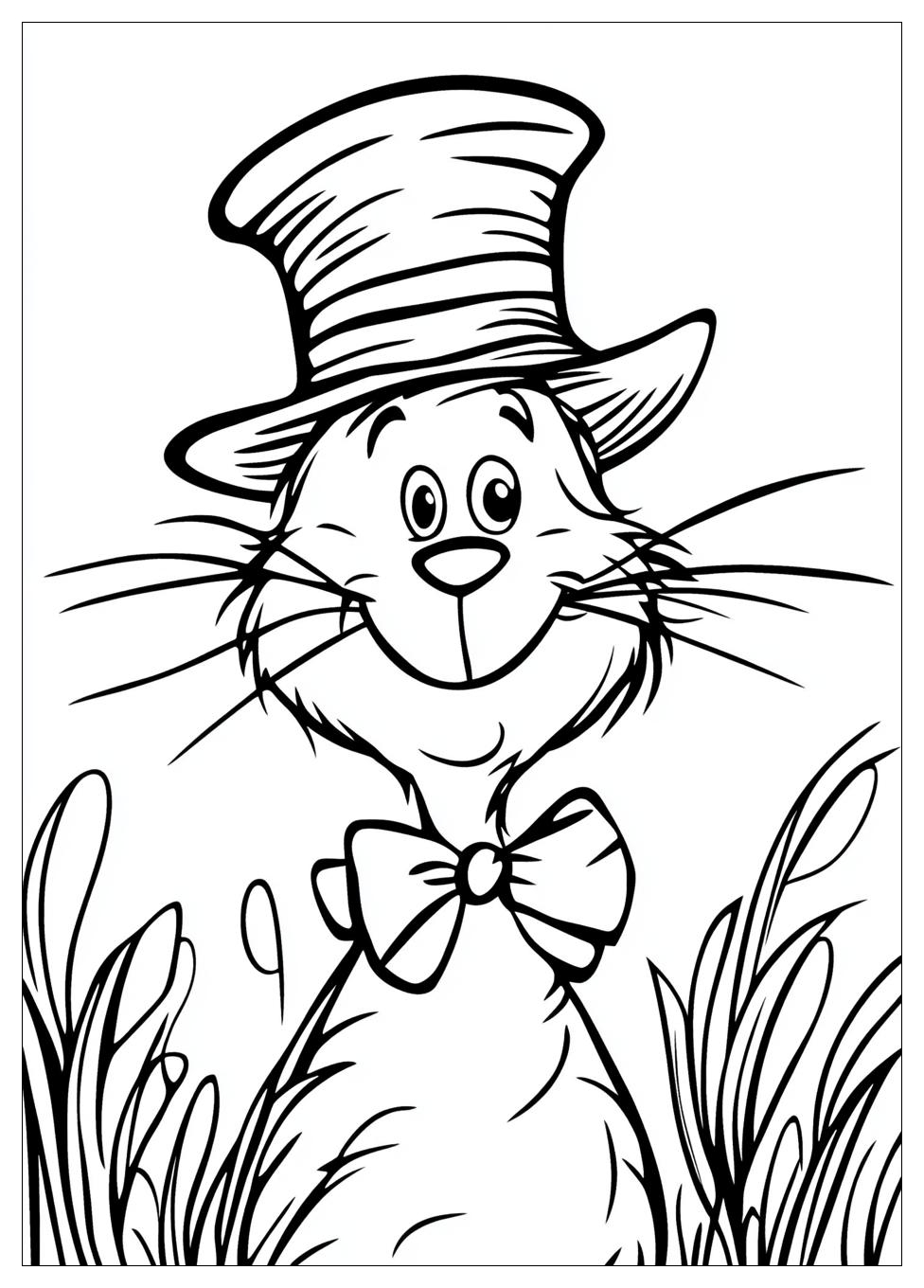 Cat In The Hat Coloring Pages-5