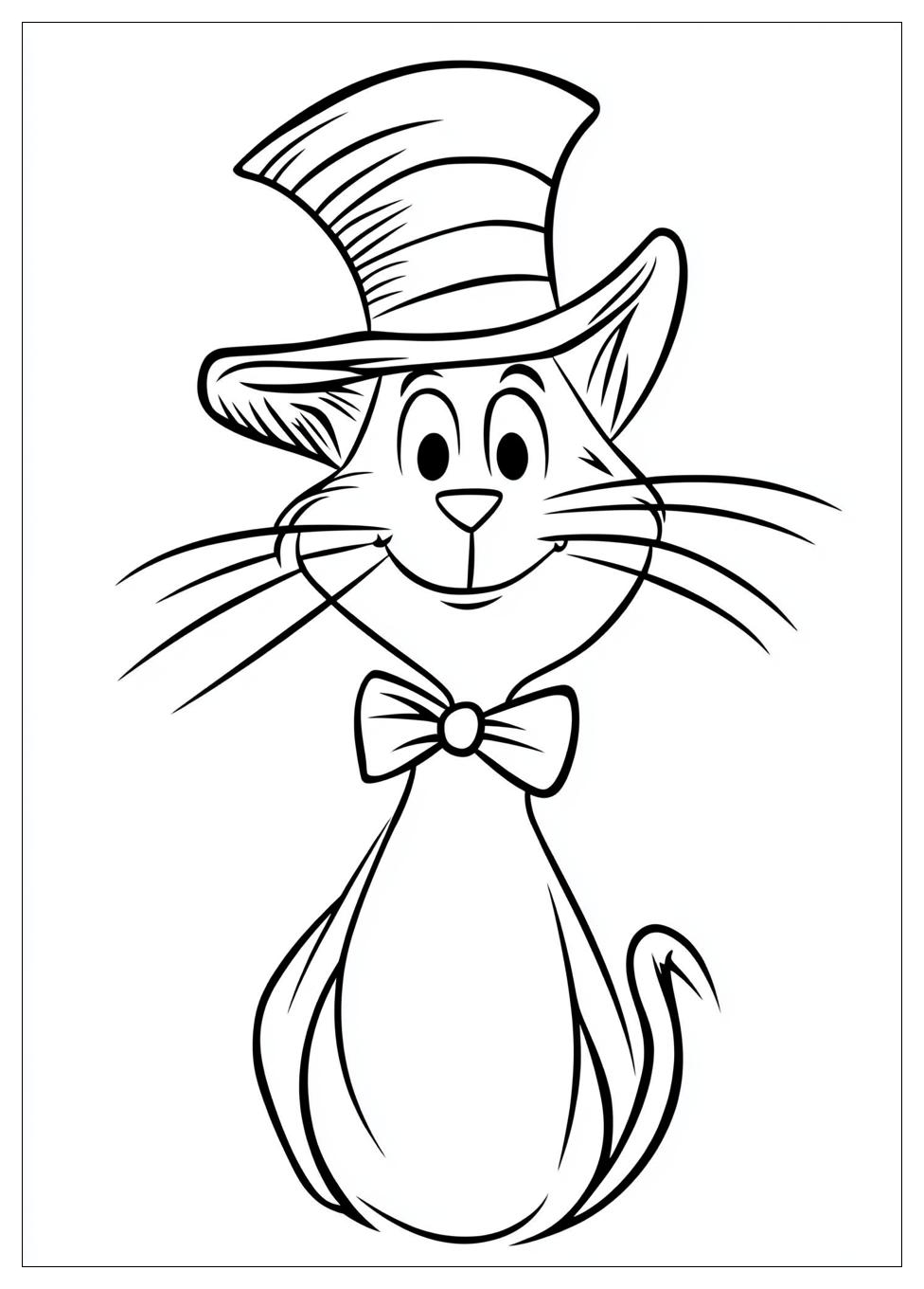 Cat In The Hat Coloring Pages-6