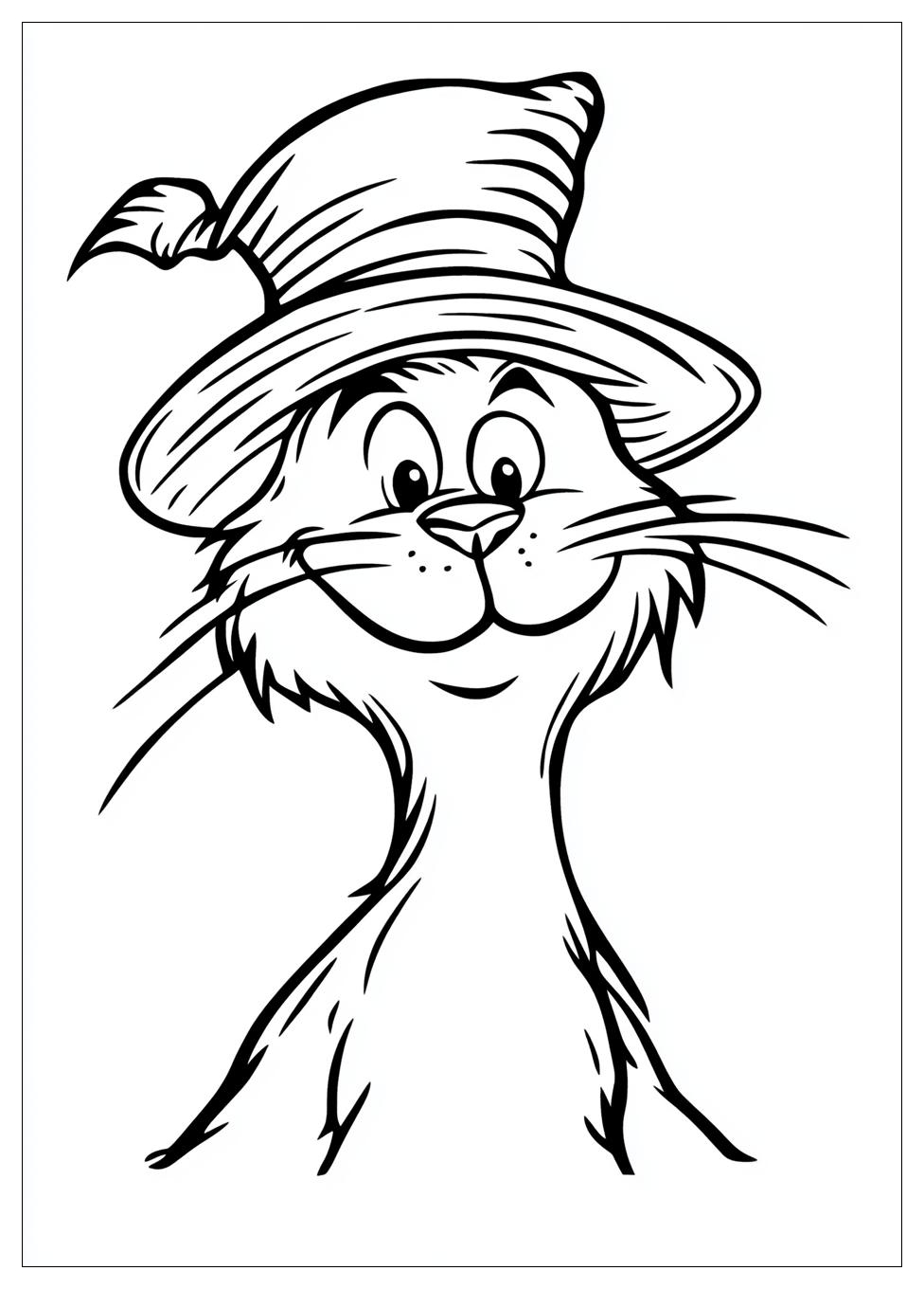 Cat In The Hat Coloring Pages-7