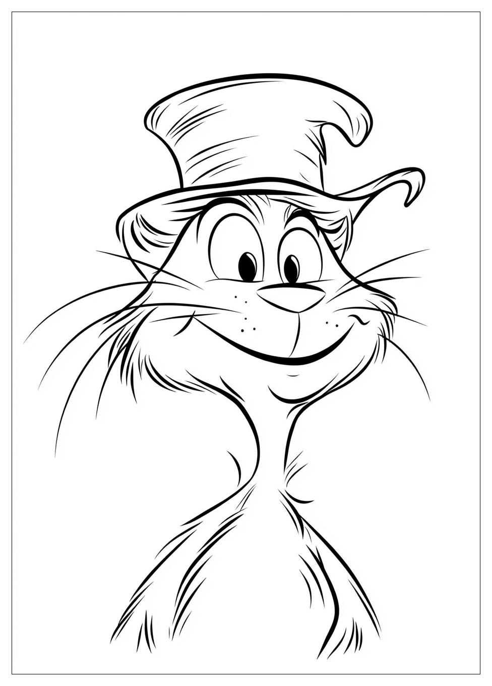 Cat In The Hat Coloring Pages-8