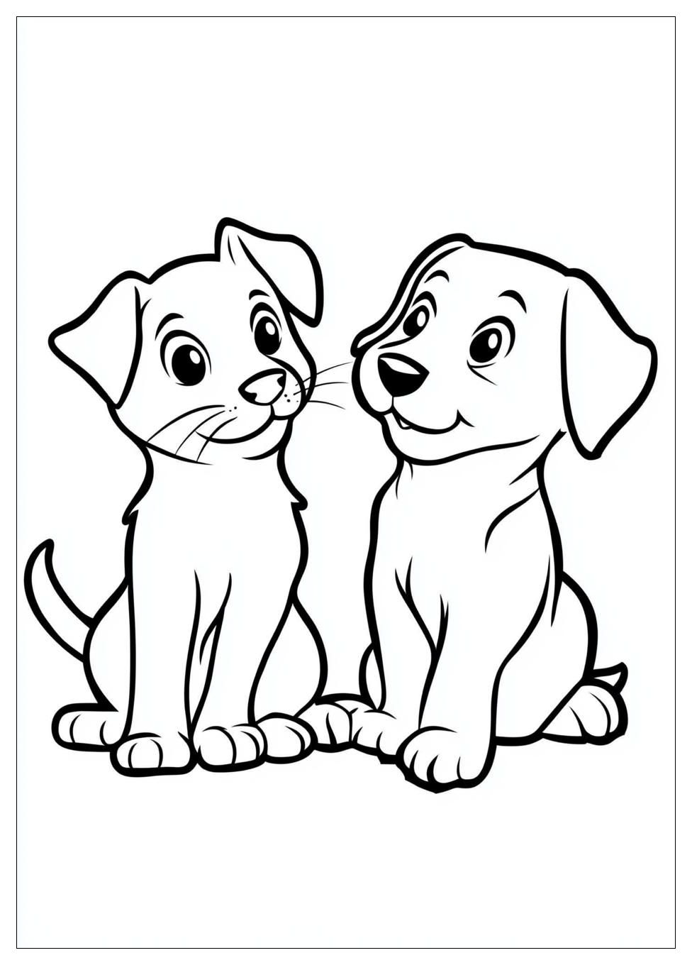 Free Printable Cat and Dog Coloring Pages 12 Cat and Dog Coloring Pages-12