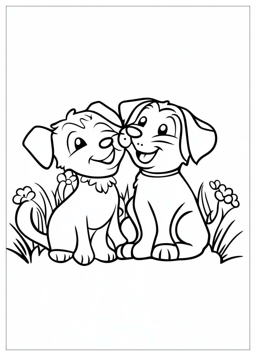 Free Printable Cat and Dog Coloring Pages 3 Cat and Dog Coloring Pages-3