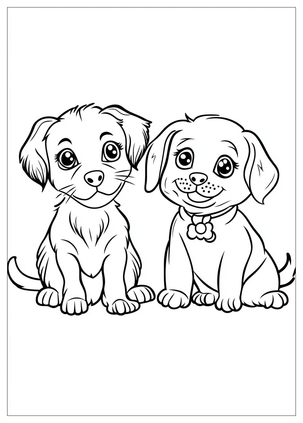 Free Printable Cat and Dog Coloring Pages 4 Cat and Dog Coloring Pages-4