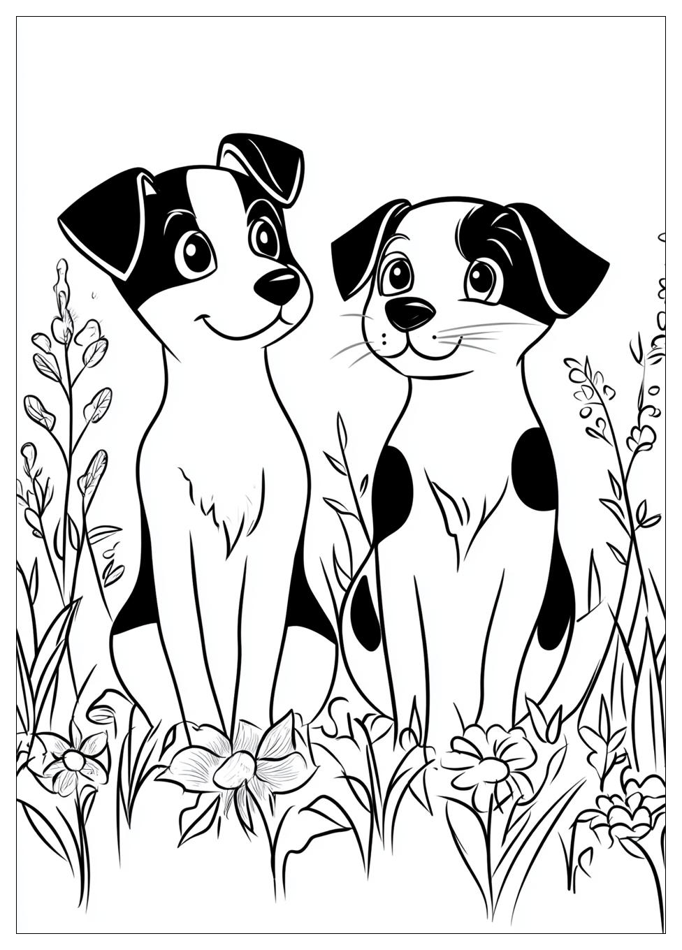 Free Printable Cat and Dog Coloring Pages 7 Cat and Dog Coloring Pages-7