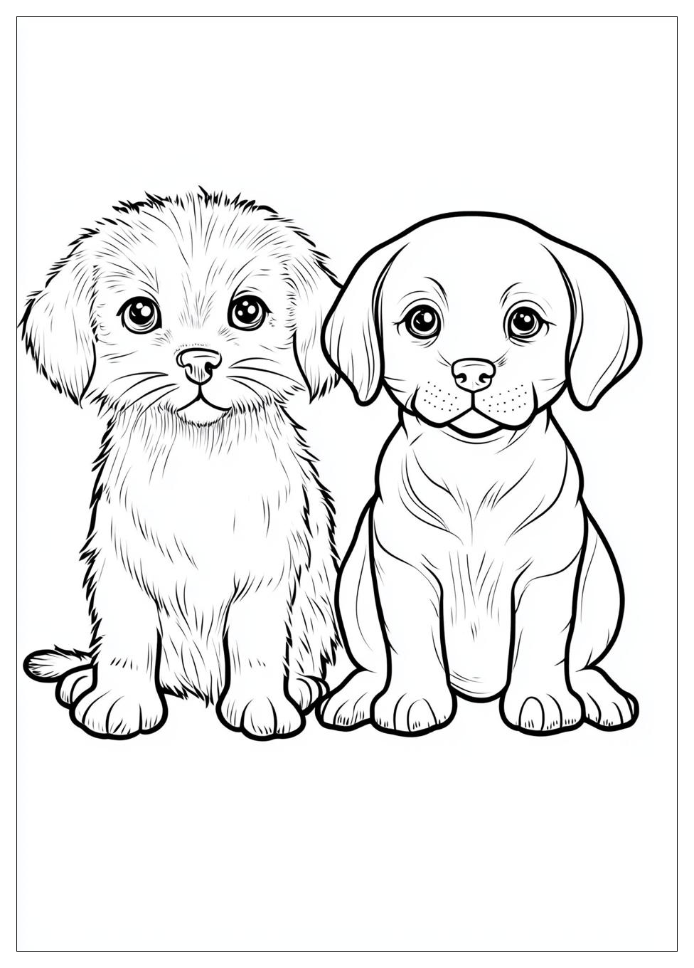 Free Printable Cat and Dog Coloring Pages 9 Cat and Dog Coloring Pages-9