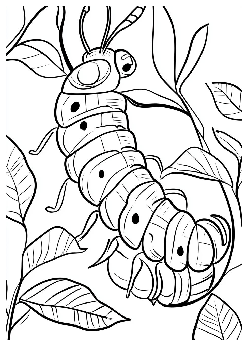 Caterpillar Coloring Pages-1