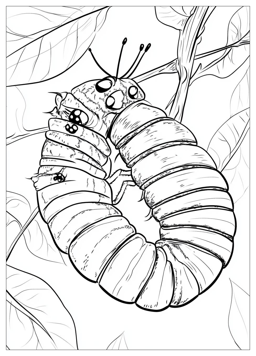 Caterpillar Coloring Pages-10