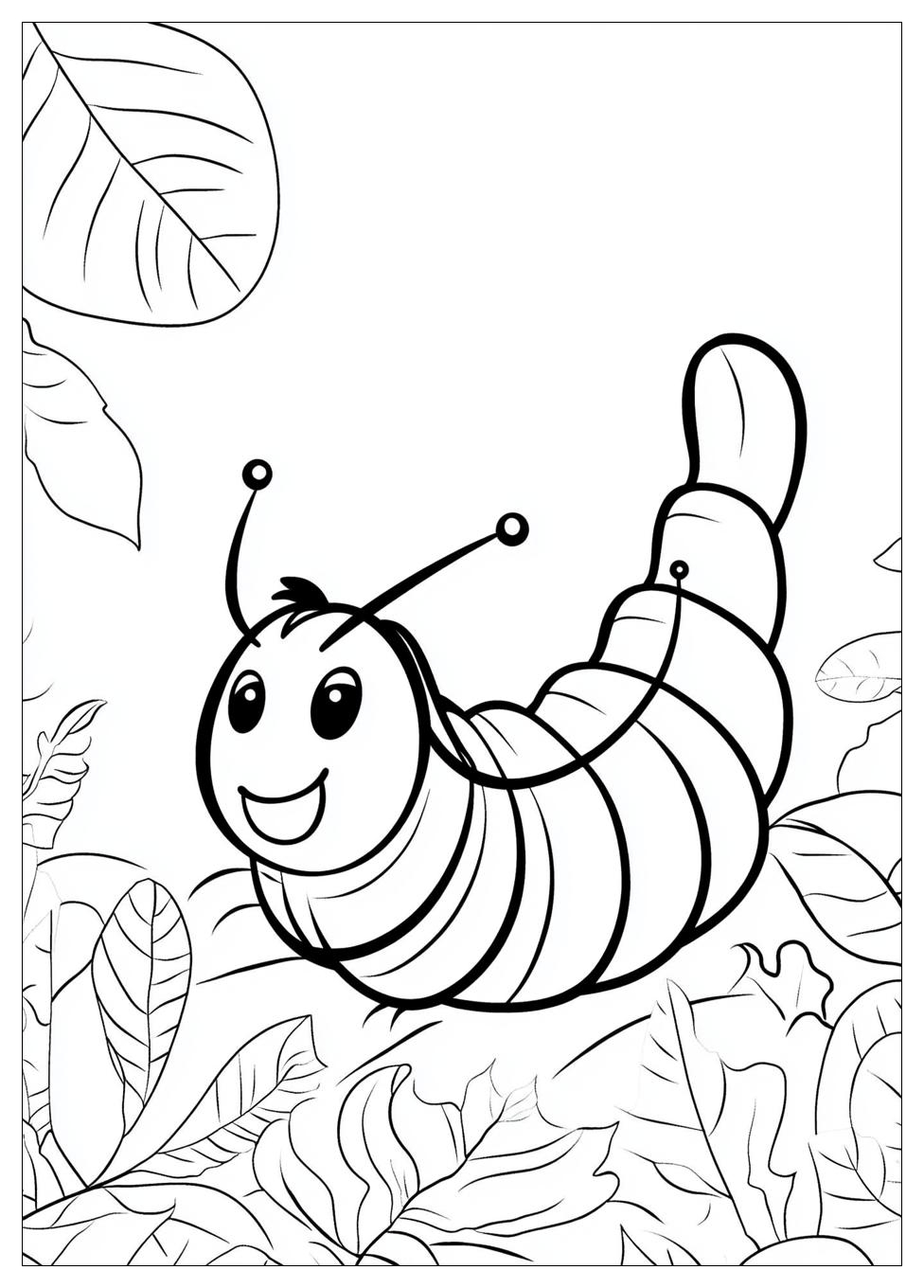 Caterpillar Coloring Pages-11