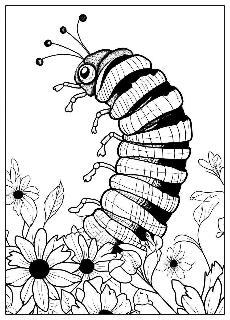 Caterpillar Coloring Pages-14