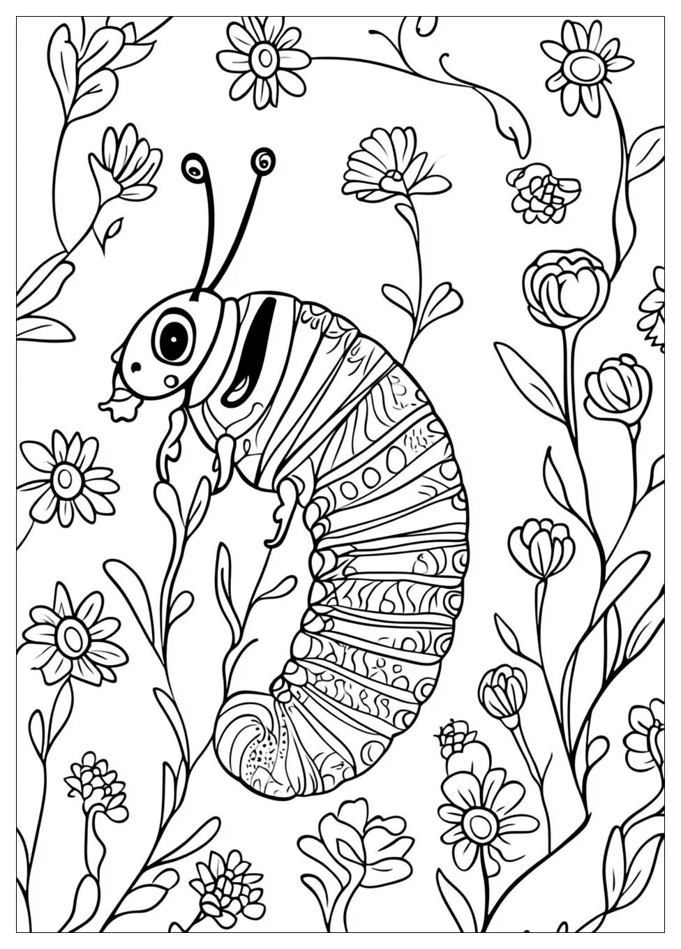 Caterpillar Coloring Pages-19
