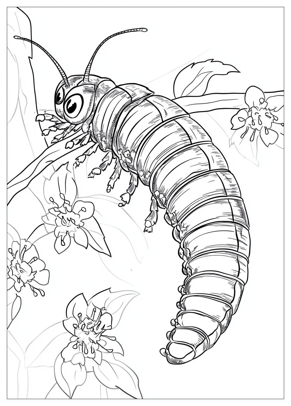 Caterpillar Coloring Pages-20