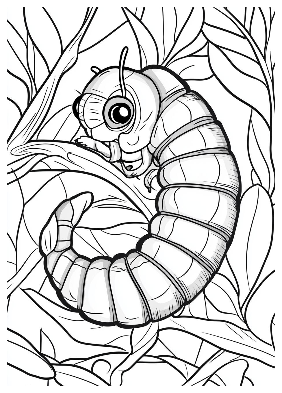 Caterpillar Coloring Pages-4