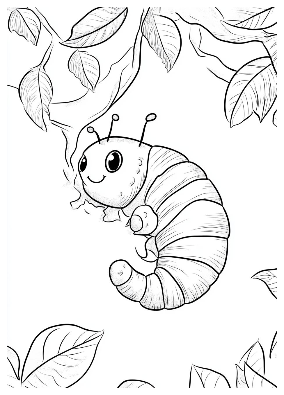 Caterpillar Coloring Pages-7