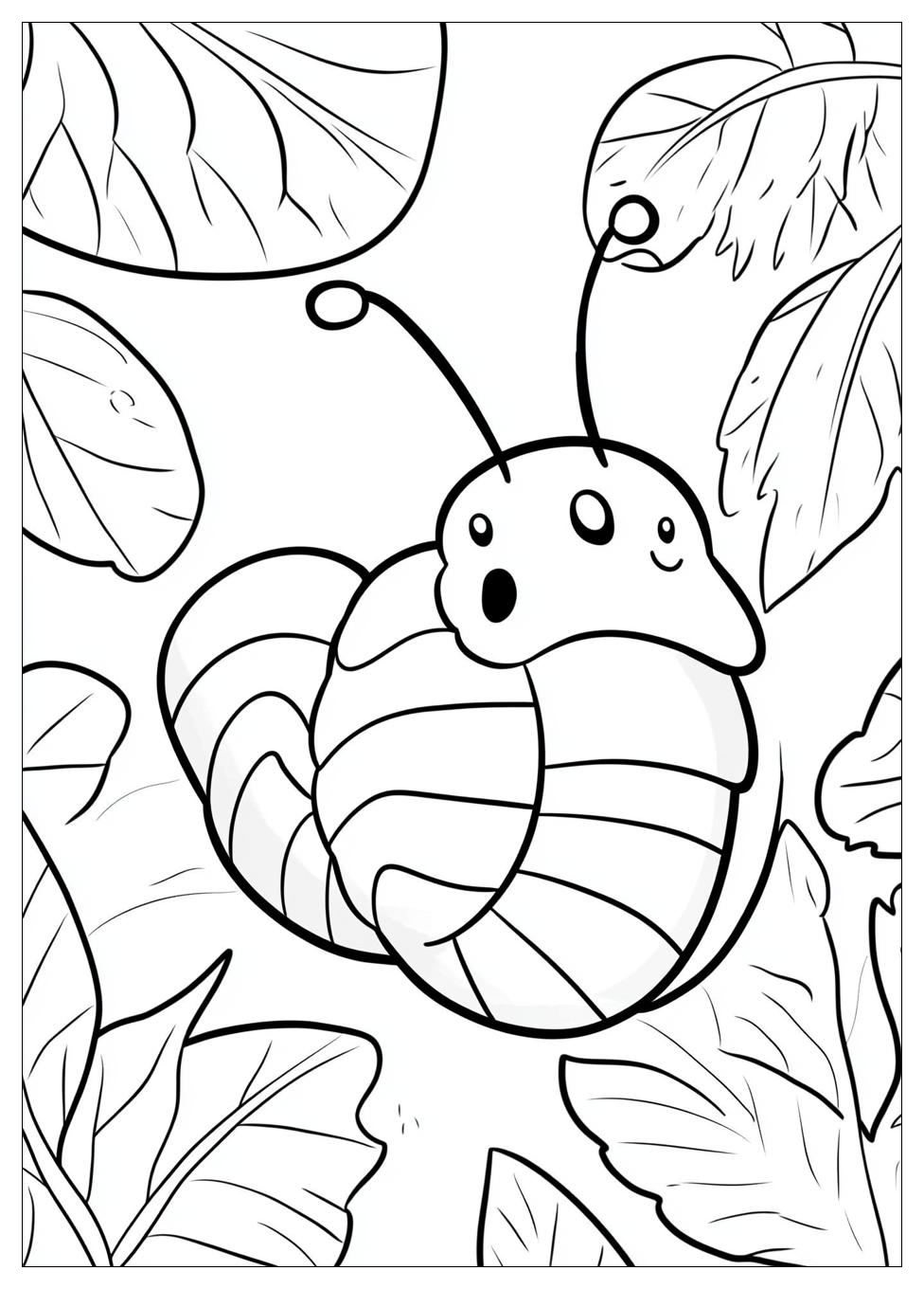 Caterpillar Coloring Pages-9