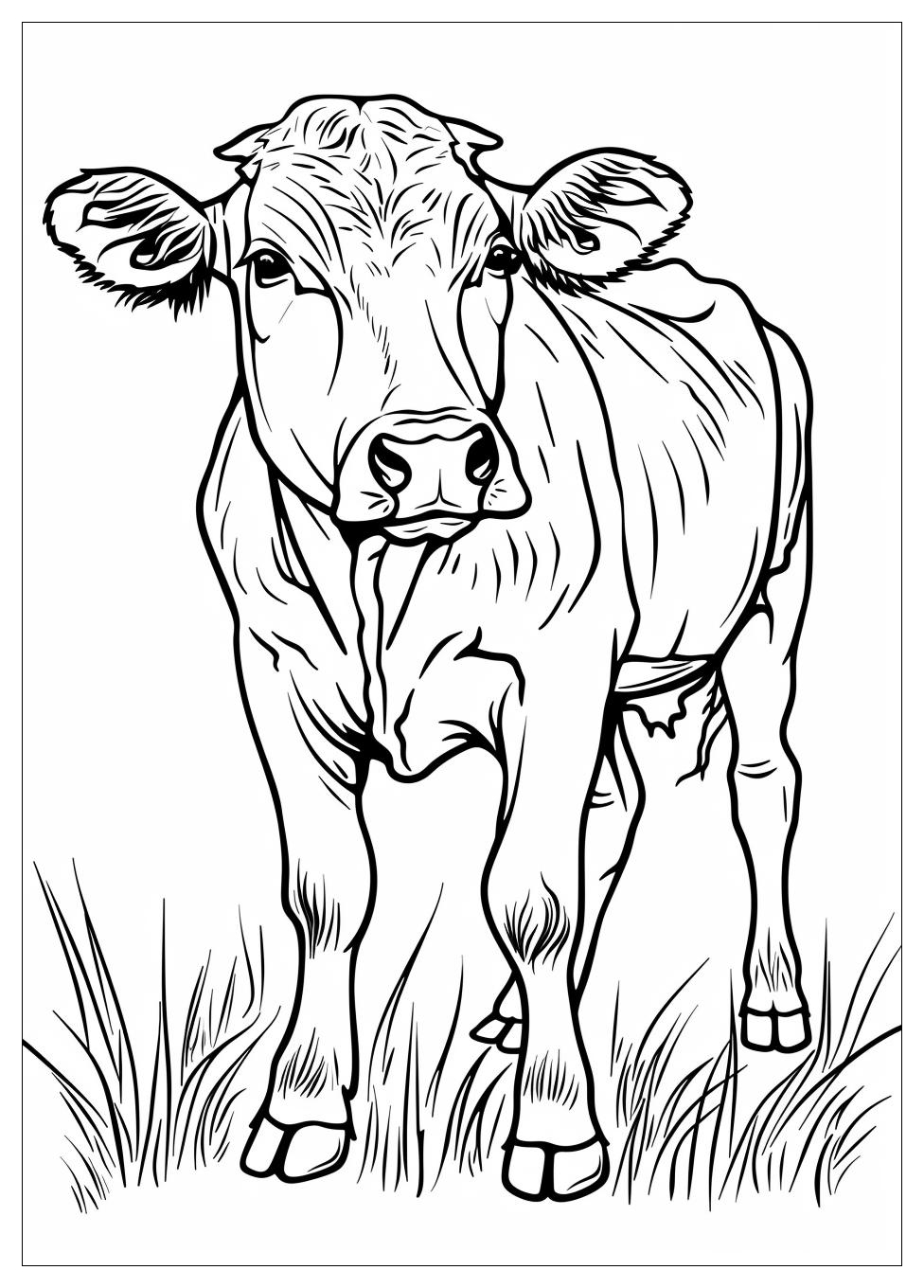 Cattle Coloring Pages-2