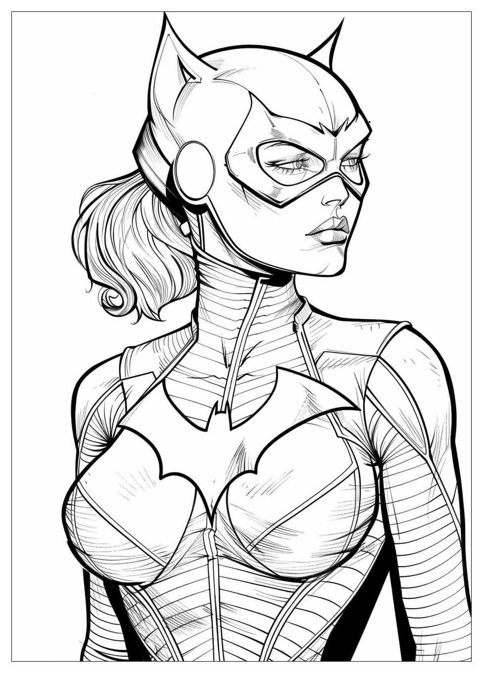 Catwoman Coloring Pages-14
