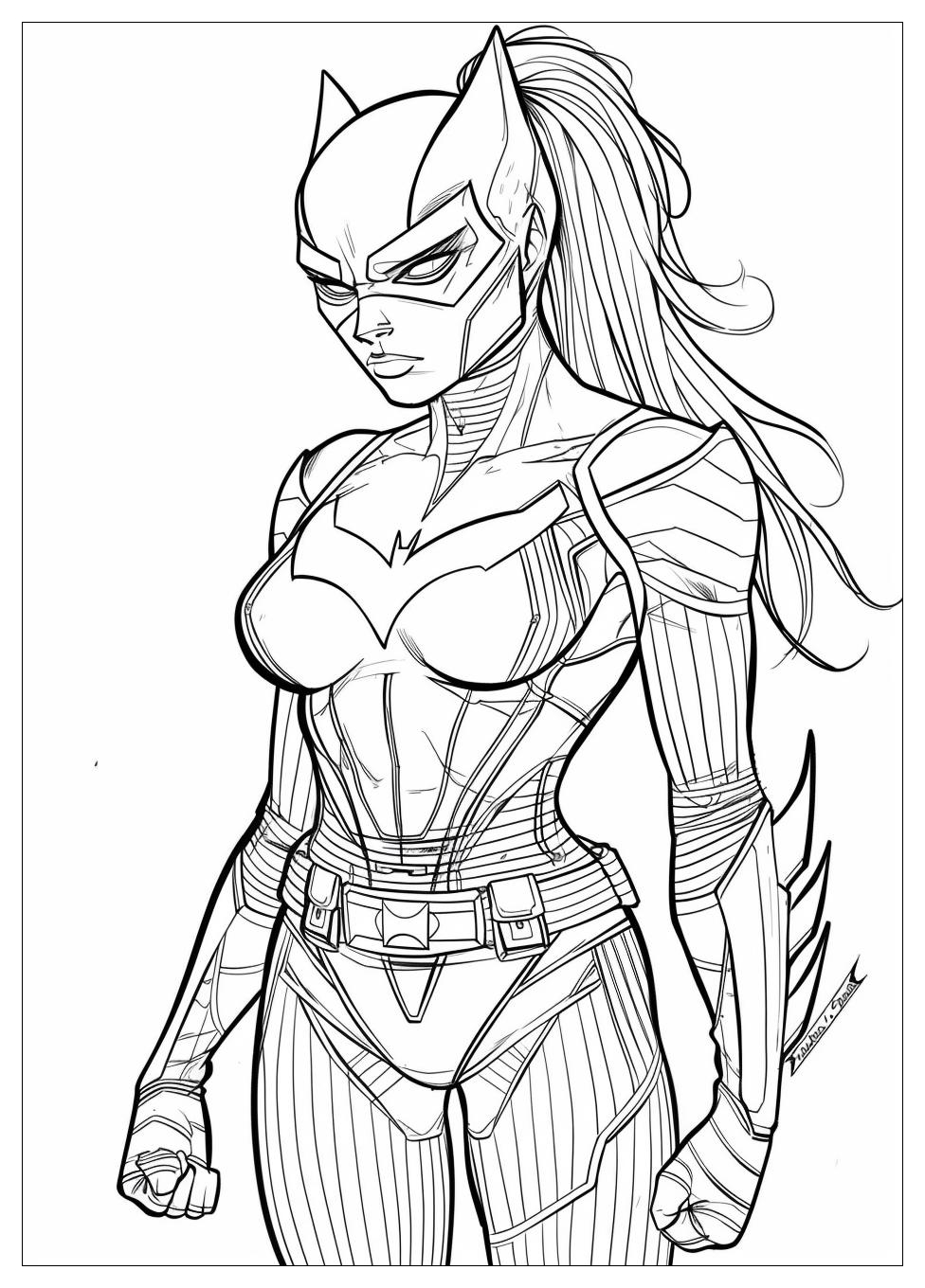 Catwoman Coloring Pages-15