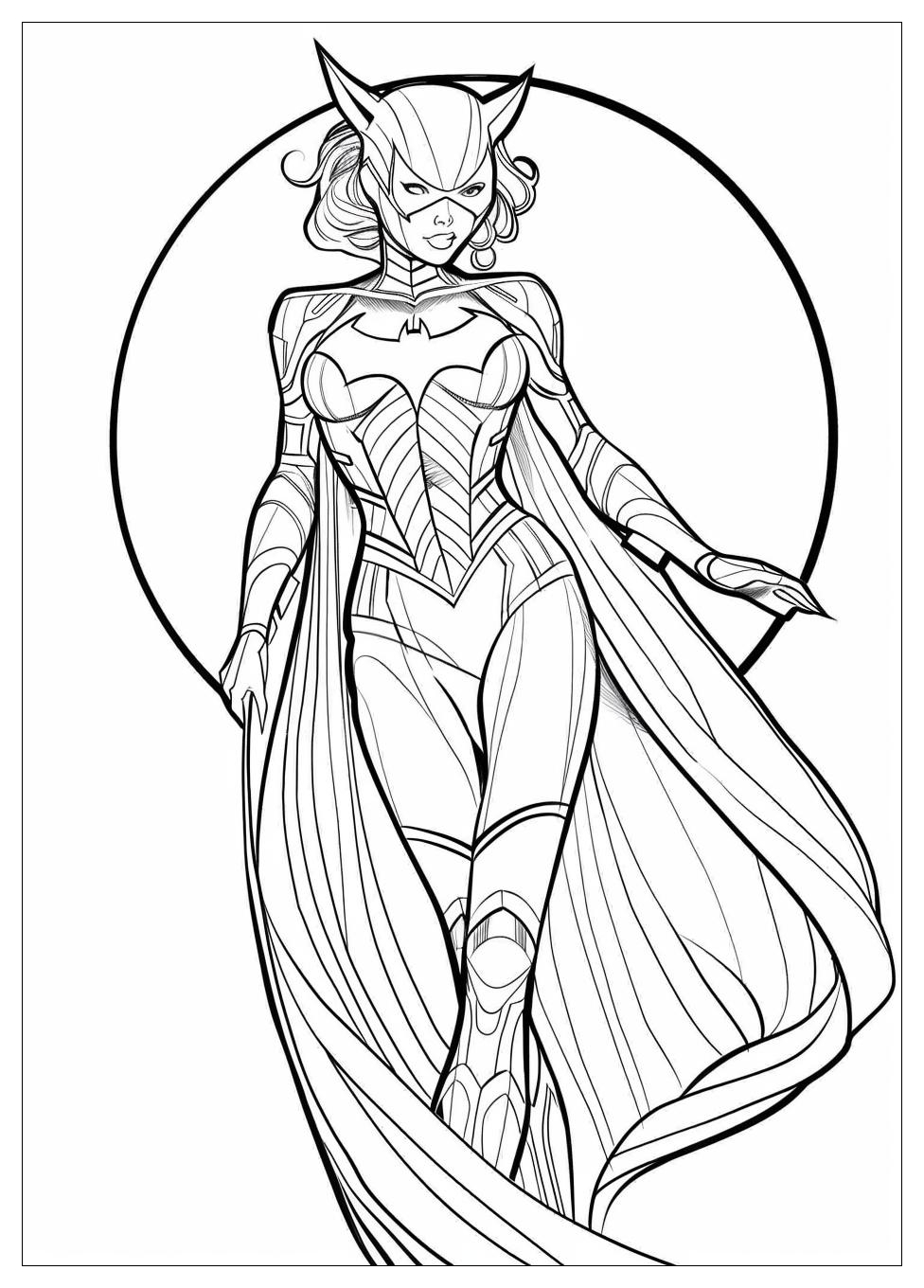 Catwoman Coloring Pages-16