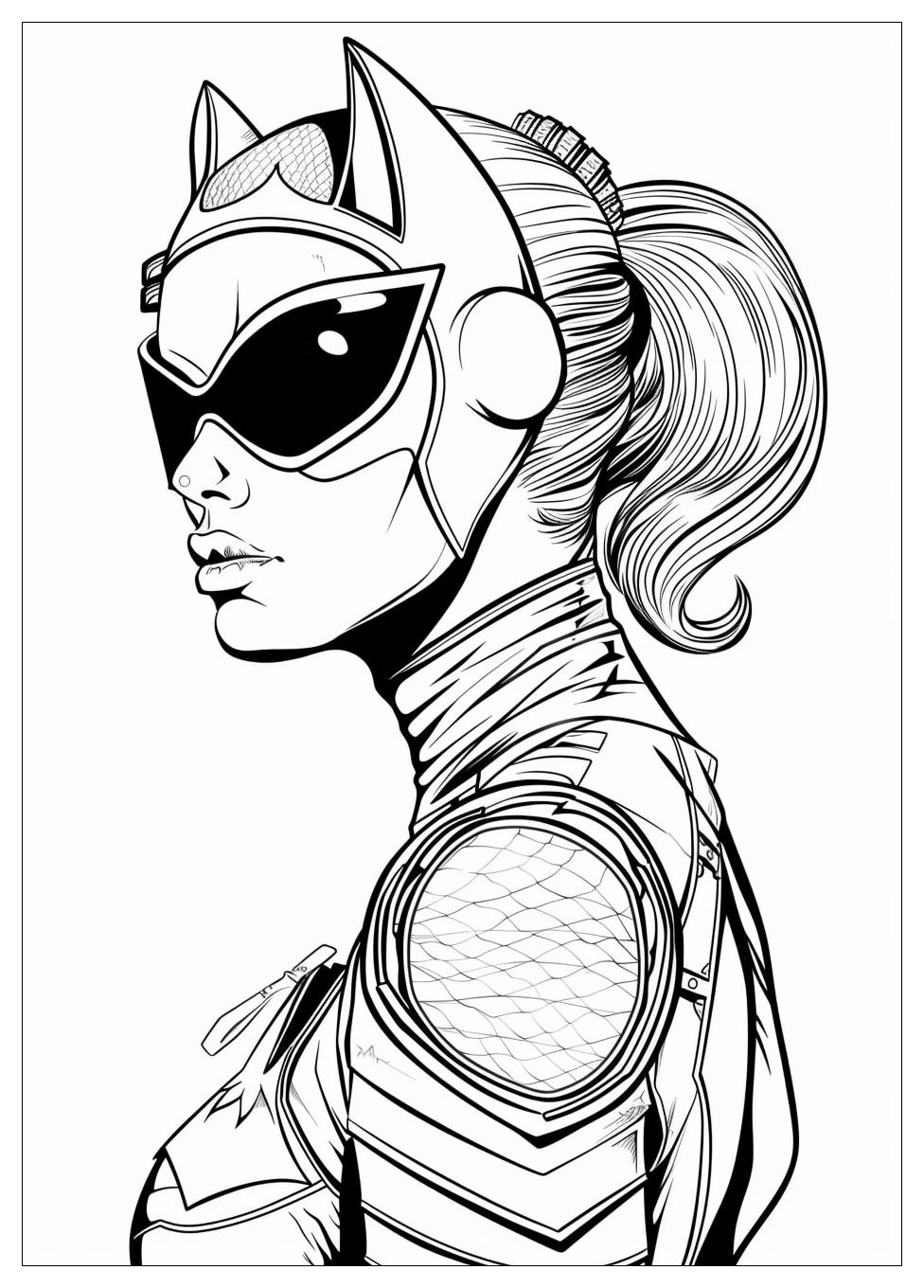 Catwoman Coloring Pages-18