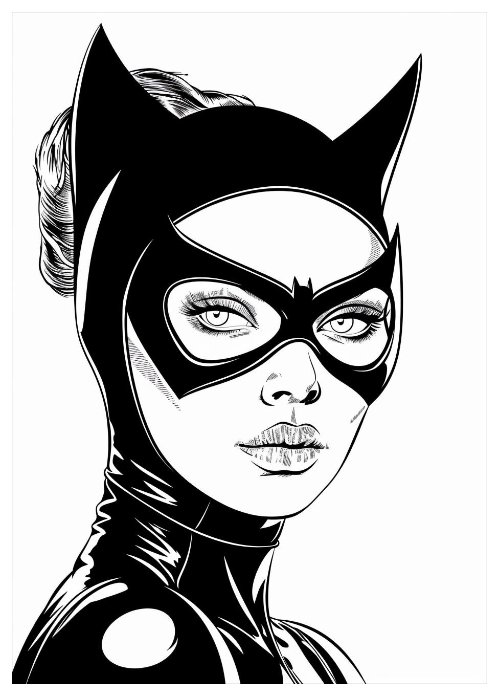 Catwoman Coloring Pages-19
