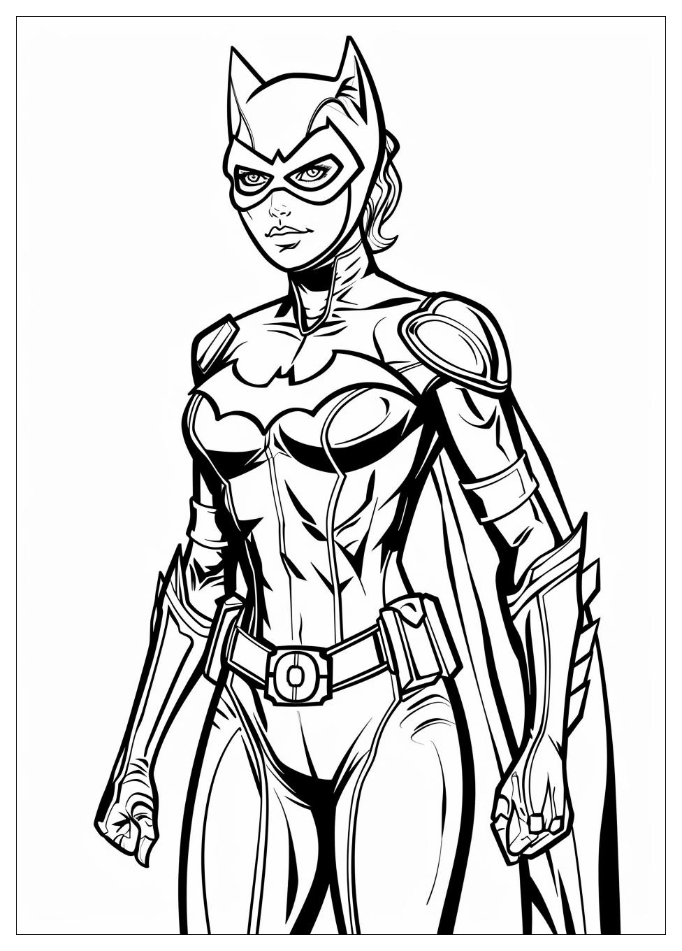 Catwoman Coloring Pages-2