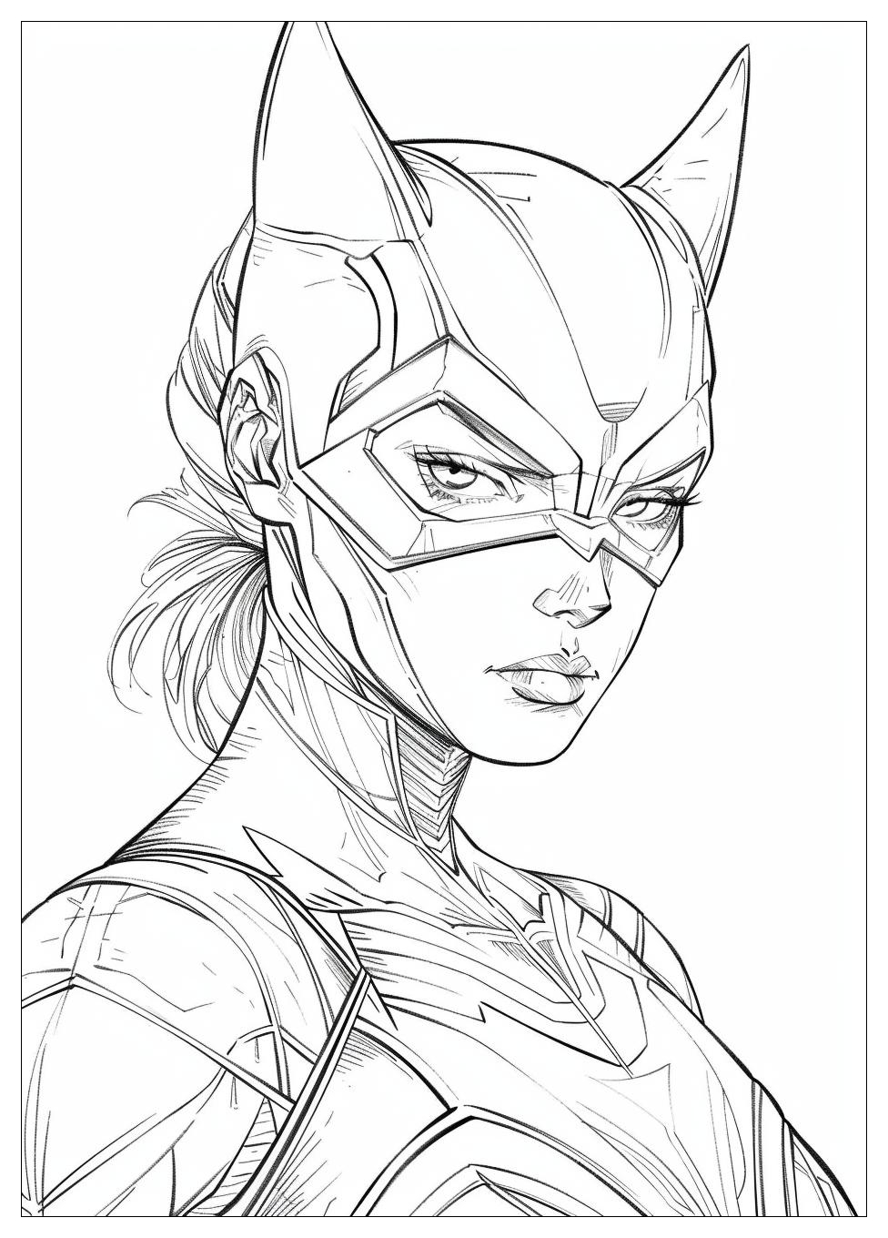 Catwoman Coloring Pages-20