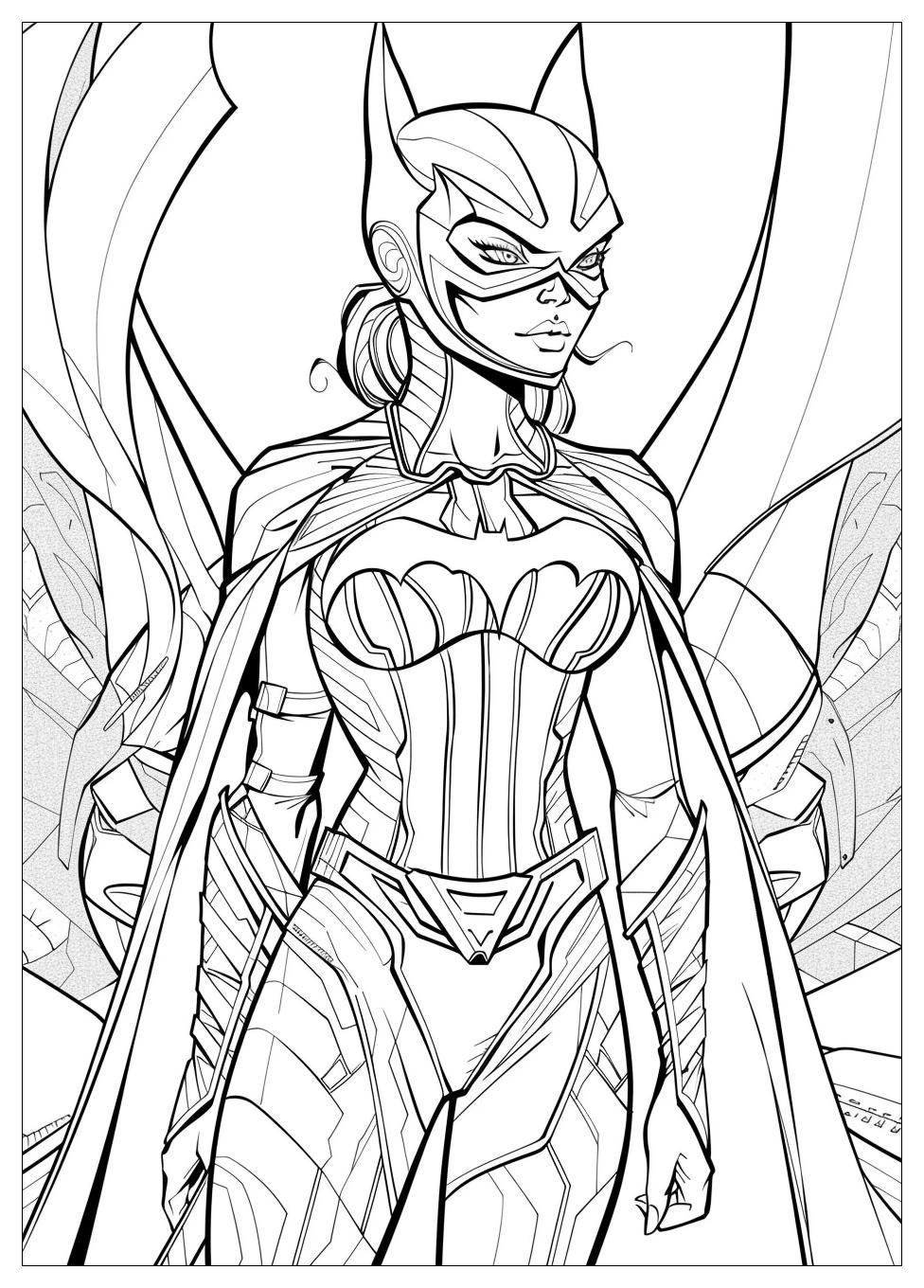 Catwoman Coloring Pages-6
